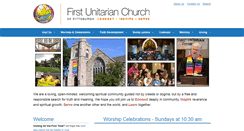 Desktop Screenshot of first-unitarian-pgh.org